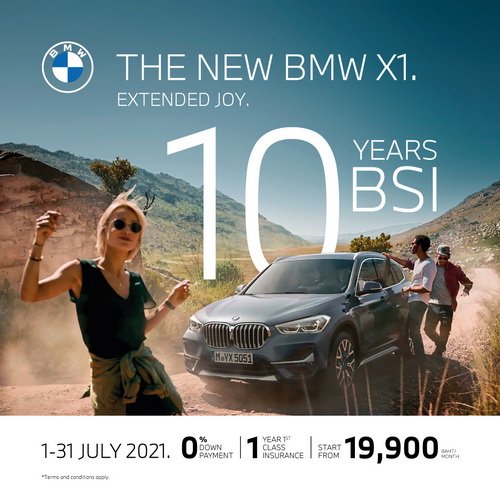 BMW Give a Big Offer Upgrade BSI for Up to 10 Years Expand Ease Your Life Campaign 0% Down Payment