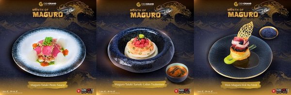 OISHI Grand Invite You to Taste Maguro Menu Top Chef Pattern